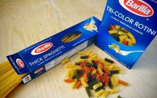 Какова калорийность макарон: таблица по сортам