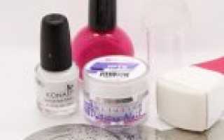 Как сделать маникюр гель-лаком в технике стемпинг