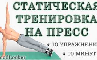 Статические упражнения для пресса: комплекс эффективных упражнений, советы и рекомендации тренеров