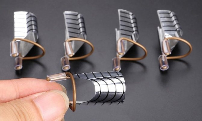 Многоразовые формы для наращивания ногтей