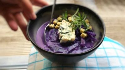 Суп пюре из красной капусты
