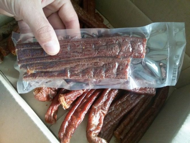 вяленая икра в вакуумной упаковке
